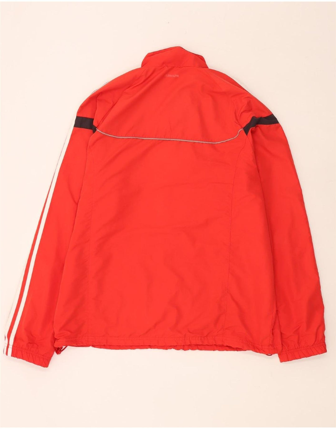 ADIDAS Regnjakke til mænd UK 46/48 XL Rød Colourblock Polyester