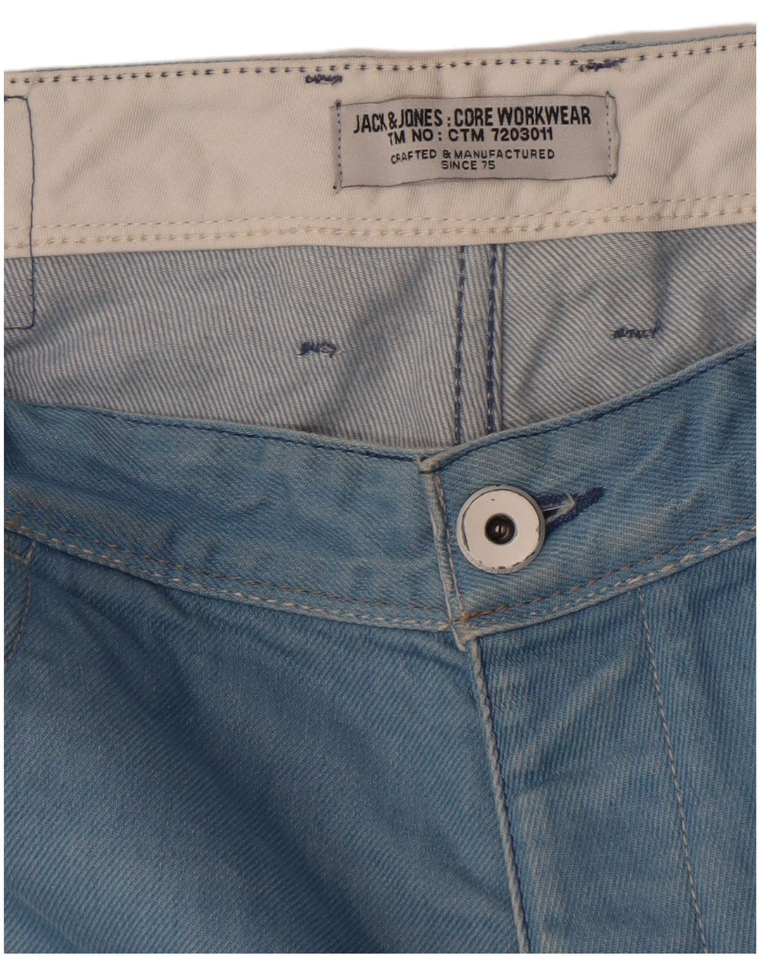 Jack & Jones Herre Boxy Loose Jeans W34 L34 Blå