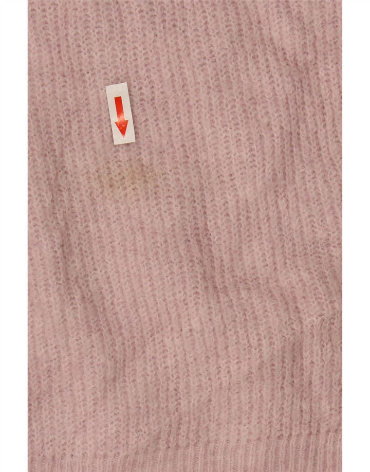 White Stuff Dame hættetrøje oversize sweater UK 22 3XL Pink Polyester