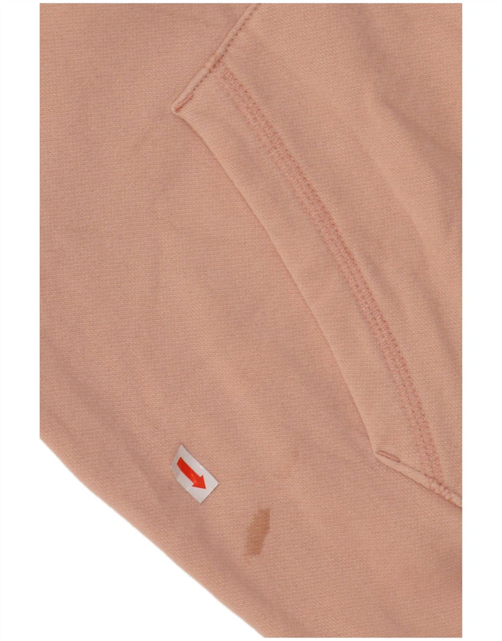 CHAMPION Grafisk hættetrøje til kvinder UK 16 Large Pink Bomuld