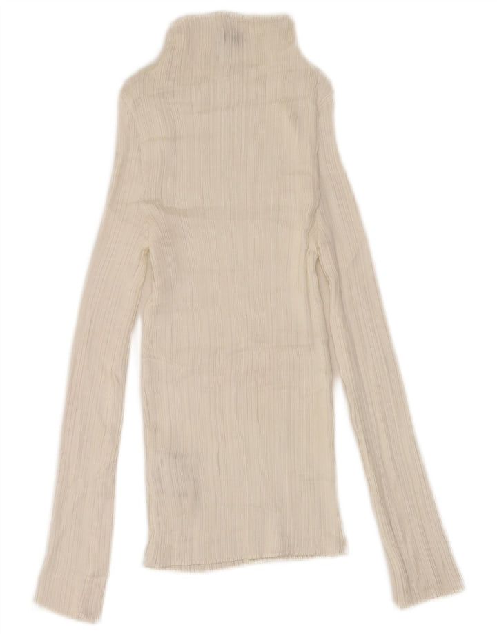 Reiss Dametop Langærmet UK 6 XS Hvid Polyester
