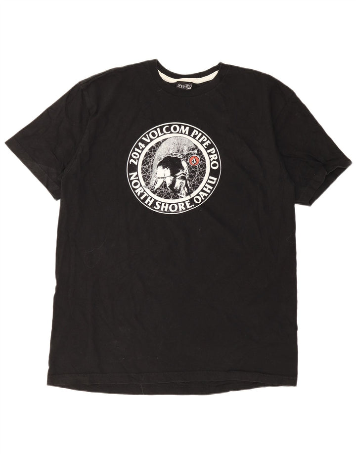 Volcom Herre Grafisk T-Shirt Top XL Sort