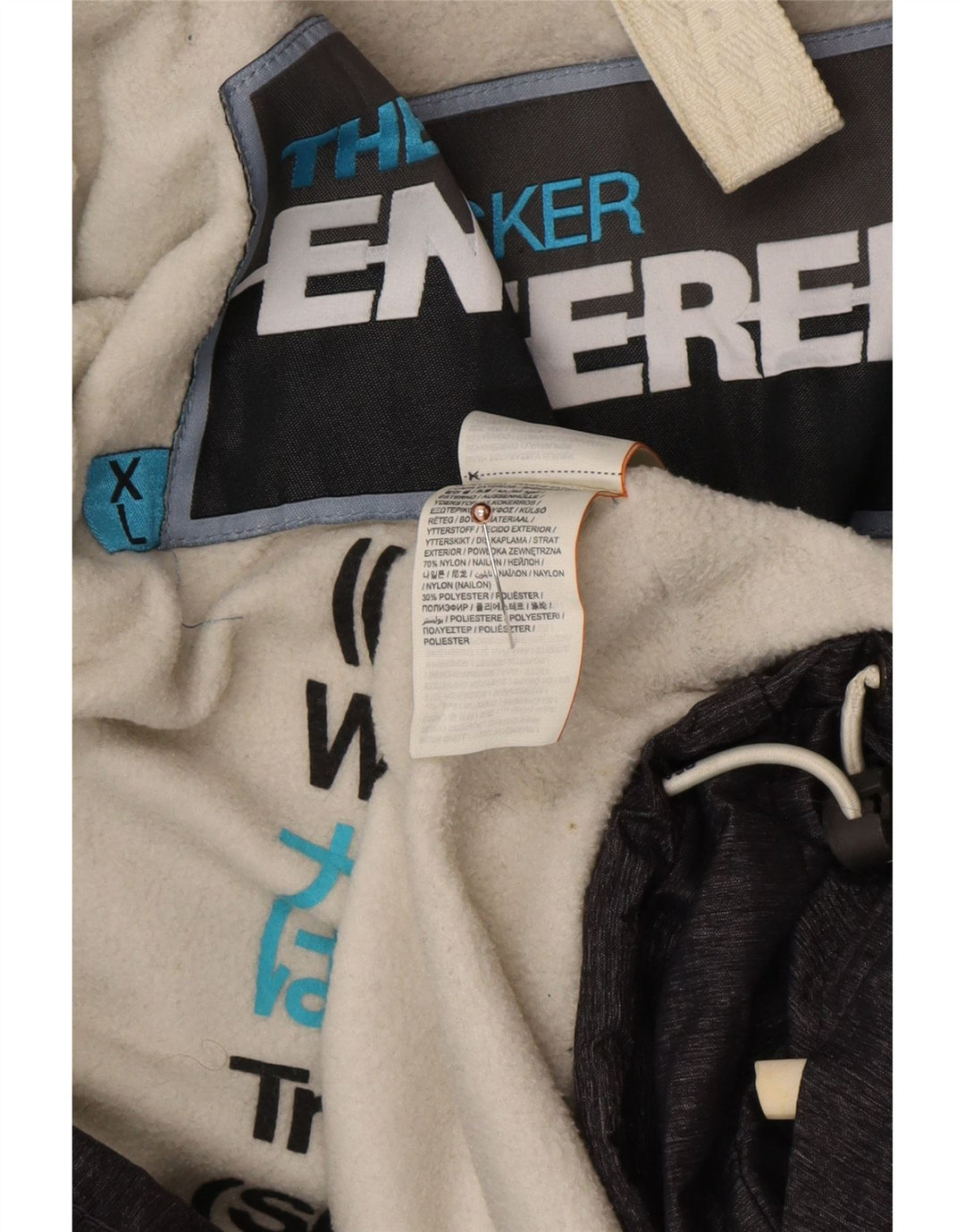 SUPERDRY Windhiker Windbreaker-jakke til mænd UK 42 XL Grå nylon