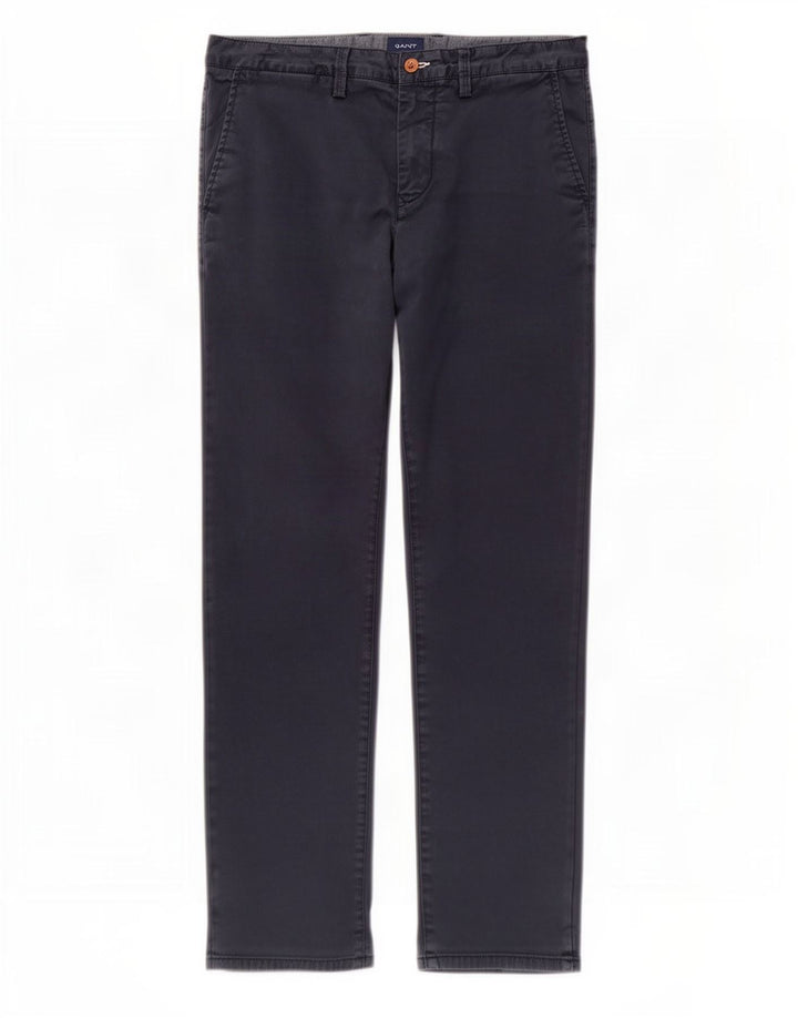 Gant Straight Regular Chino Bukser W34 L30 Marineblå