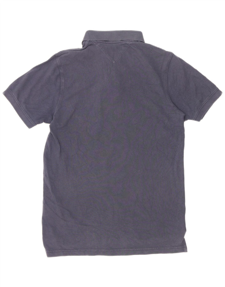 Tommy Hilfiger herre poloshirt Medium marineblå bomuld