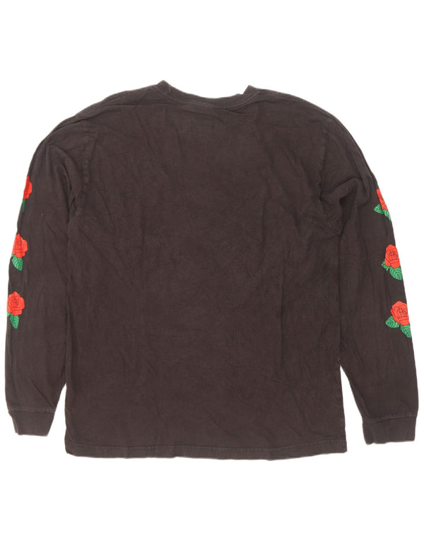 Adidas Herre Grafisk Top Langærmet Stor Sort Bomuld
