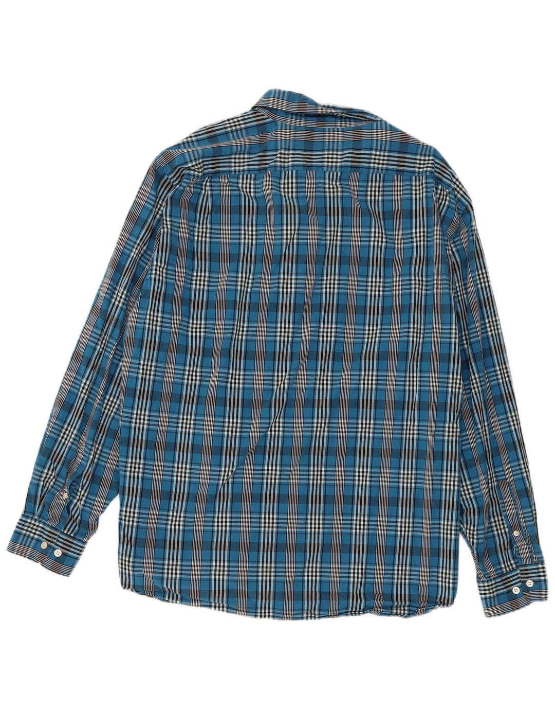 Nautica Herre Classic Fit skjorte 2XL marineblå ternet bomuld