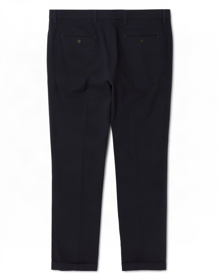 Marks & Spencer Herre Slim Suit Bukser W38 L31 Navy Blue Polyester