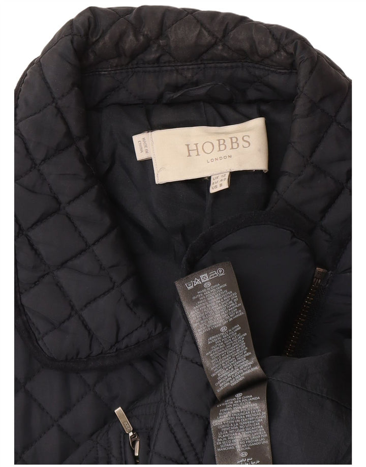 Hobbs Quiltet jakke til kvinder UK 12 Mellem marineblå polyamid