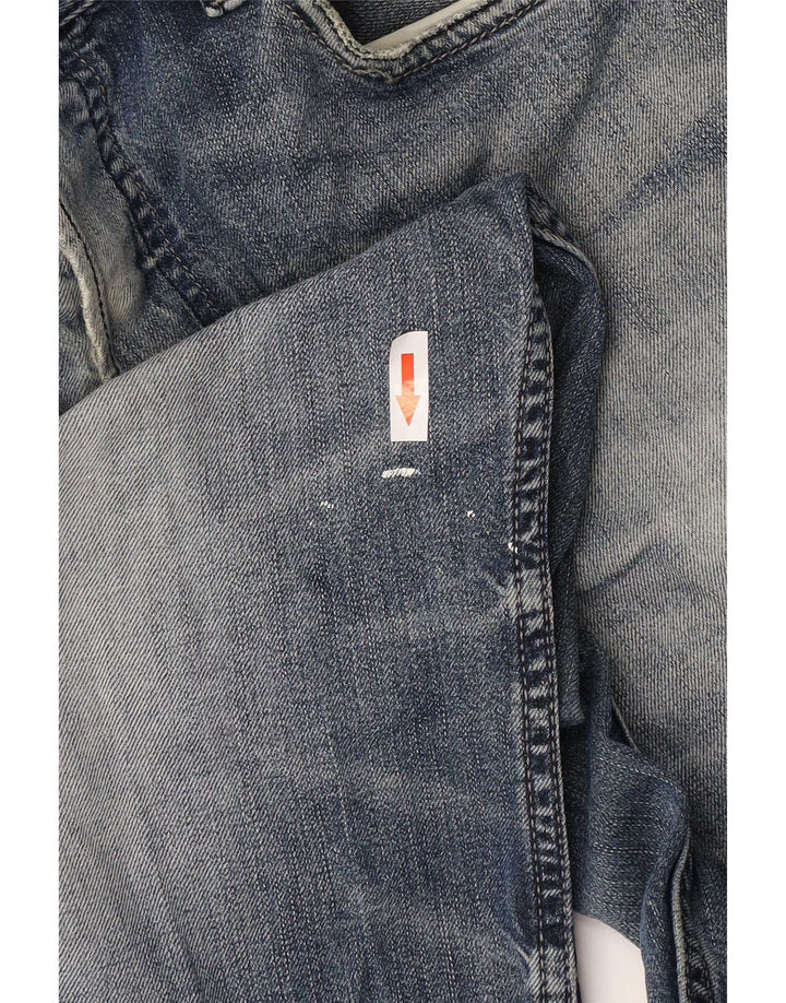 Diesel Herre Larkee Straight Jeans W32 L30 Blå Bomuld
