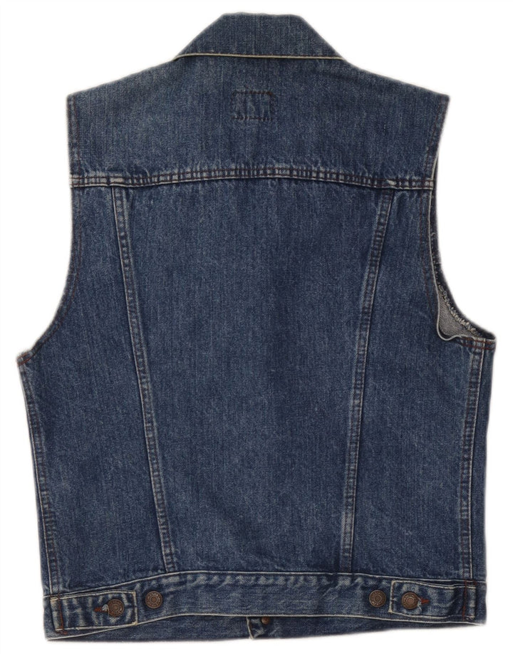 Carrera Herre Denim Gilet UK 36 Small Blue