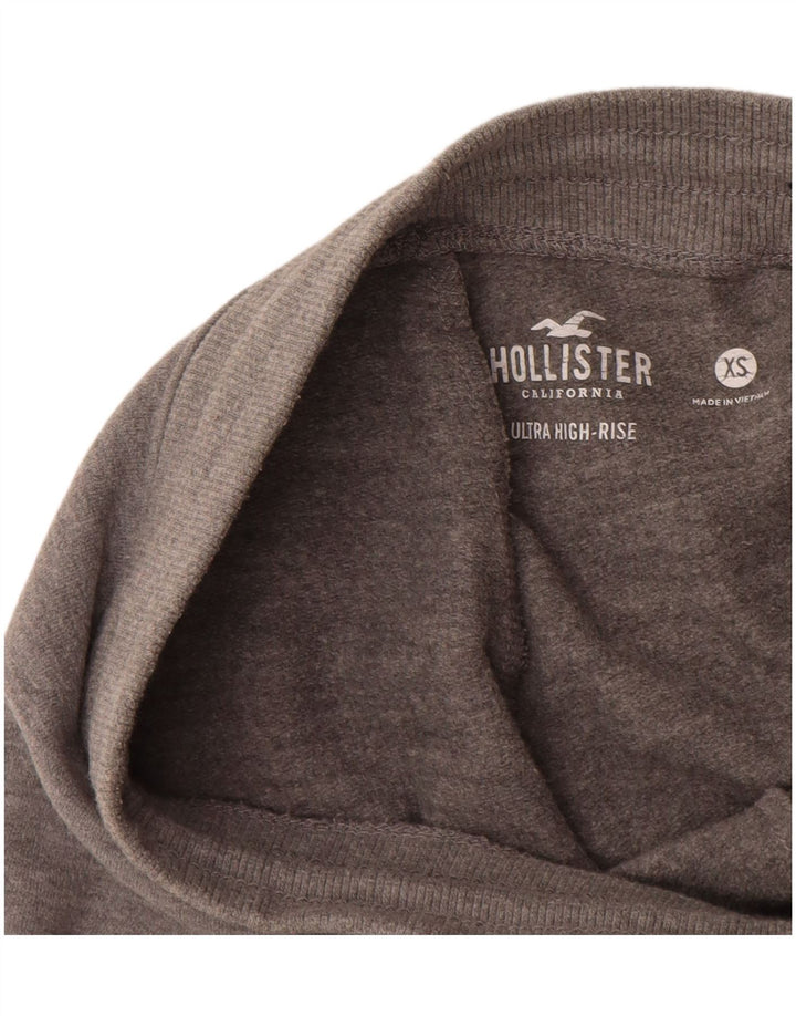 HOLLISTER Grafisk træningsdragt bukser til kvinder Joggers UK 4 XS grå bomuld
