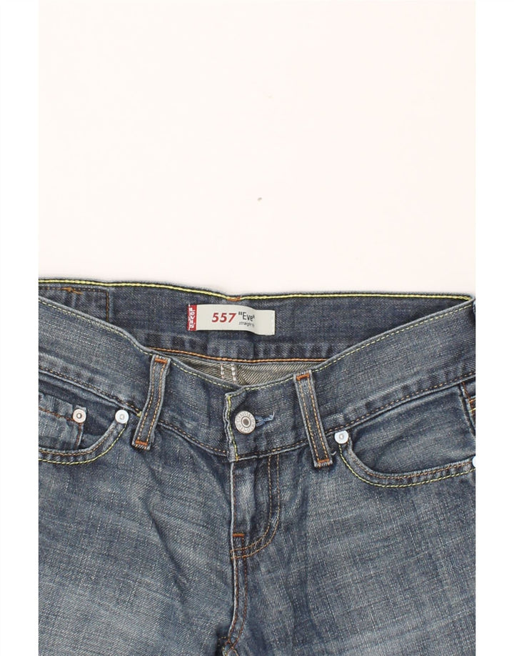 LEVI'S Womens 557 Straight Jeans W28 L29  Blue Vintage Levi's and Second-Hand Levi's from Messina Hembry 