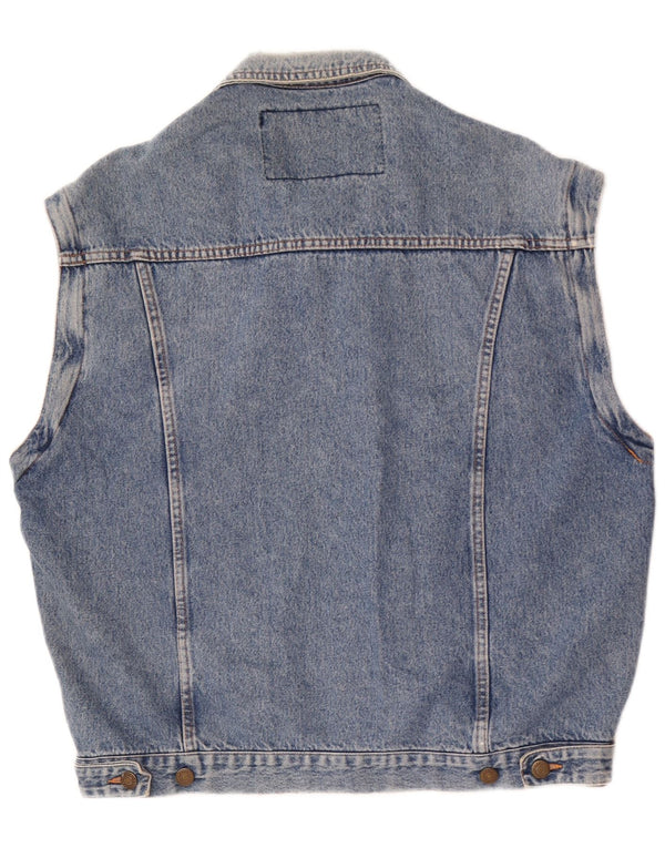 Casucci Herre Denim Gilet UK 40 Large Blue