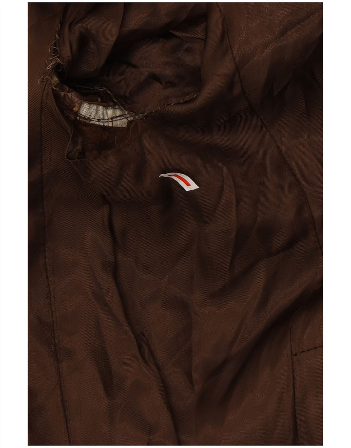 VINTAGE Læderfrakke til mænd UK 38 medium brunt læder