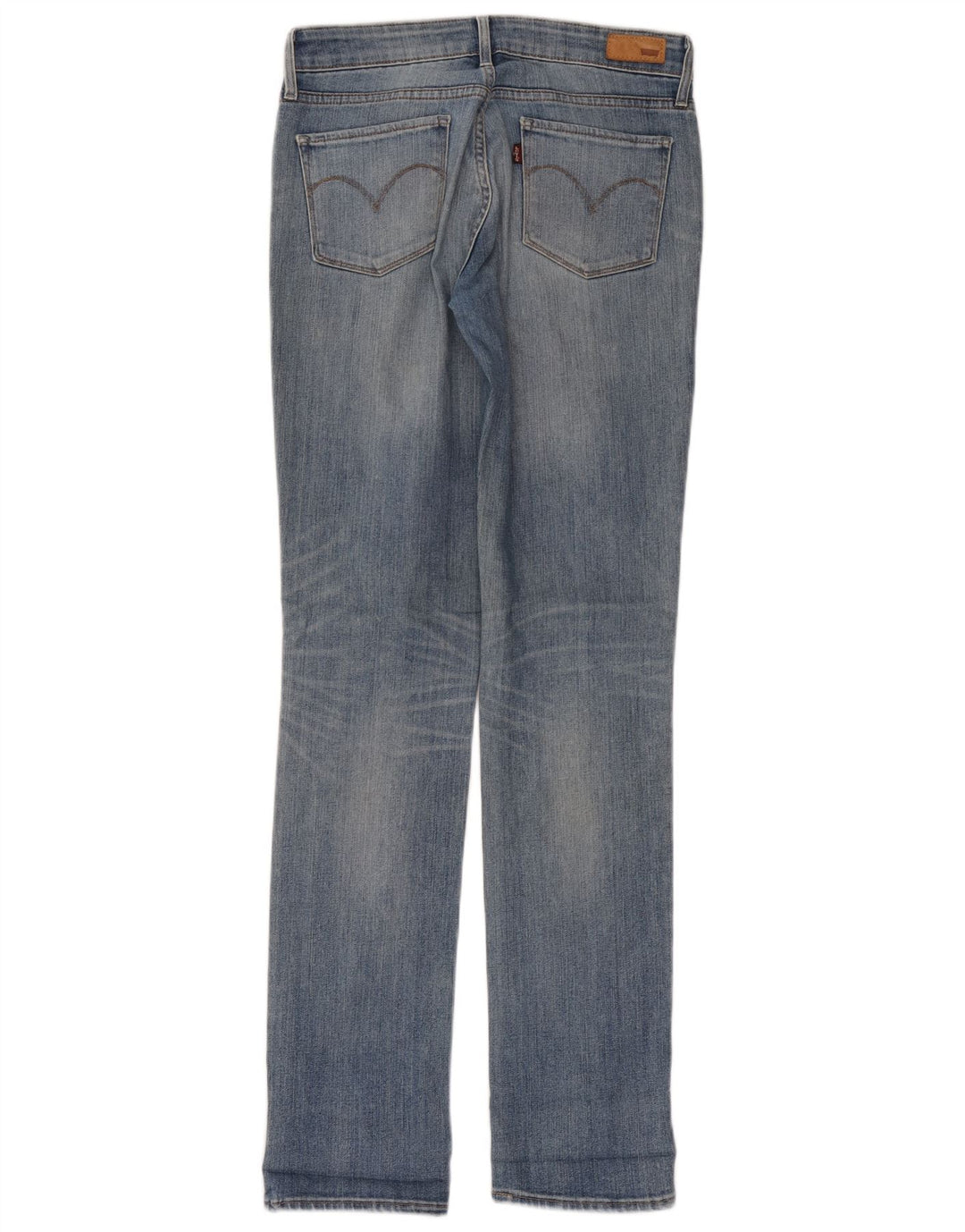 Levi's lige jeans til kvinder W28 L34 blå bomuld