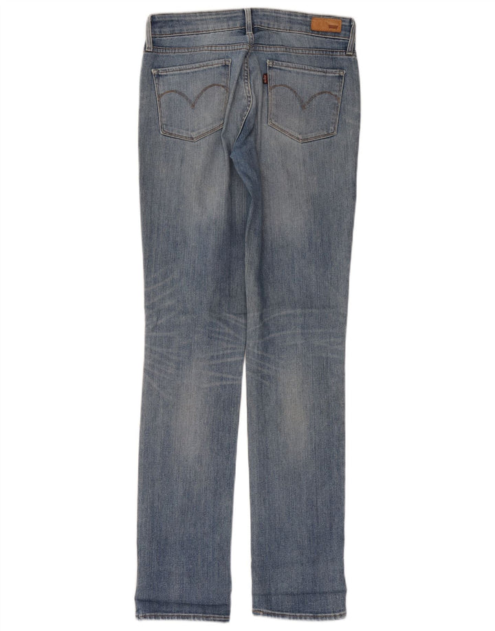 Levi's lige jeans til kvinder W28 L34 blå bomuld