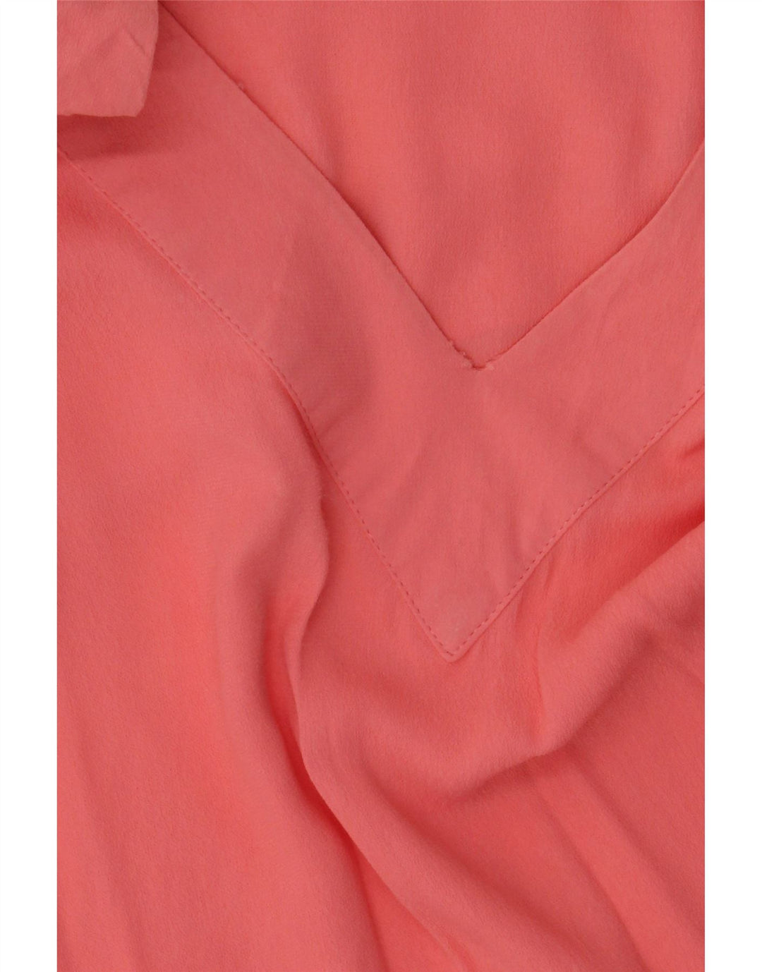 Zara Dame Langærmet Tunika Top UK 10 Small Pink Viscose
