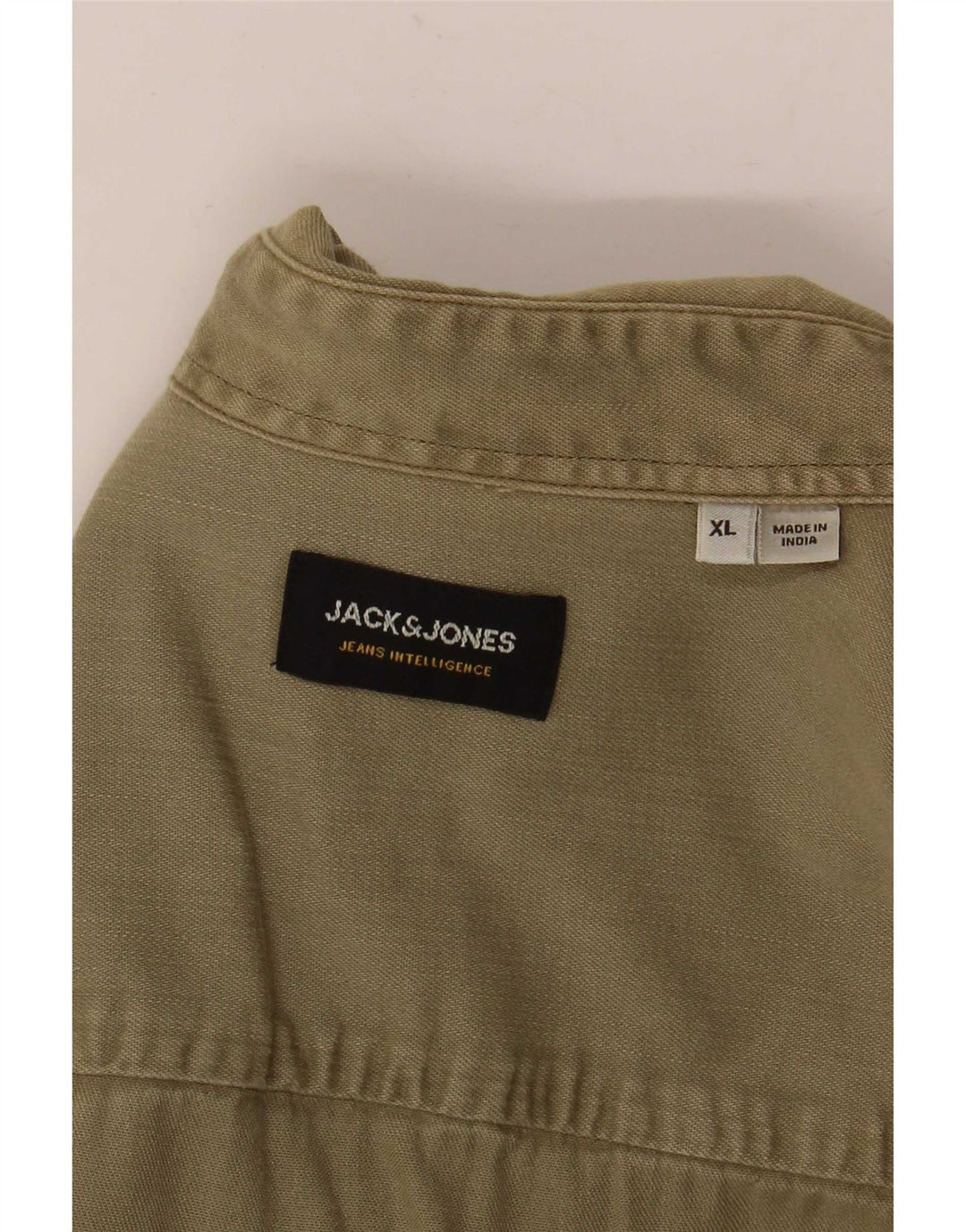 Jack & Jones Herre Denim Shirt XL Khaki