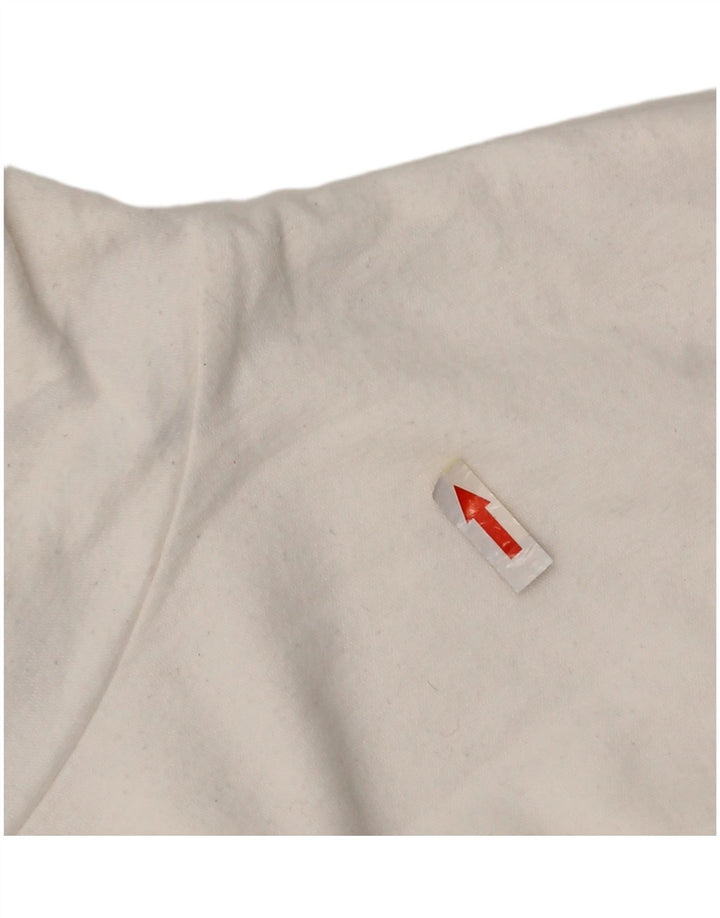 Marks & Spencer Dametop Langærmet UK 12 Medium White Polyester