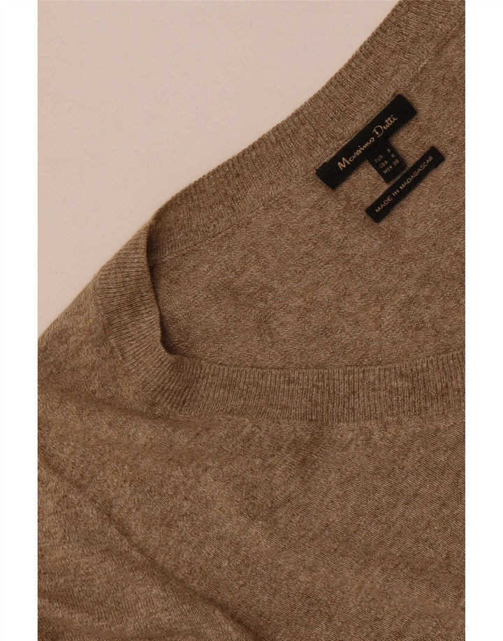 Massimo Dutti Dame Top 3/4 ærme UK 10 Lille Brun