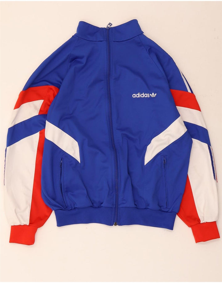 Adidas Træningsdragt til mænd Top jakke Lille blå Colourblock Polyester