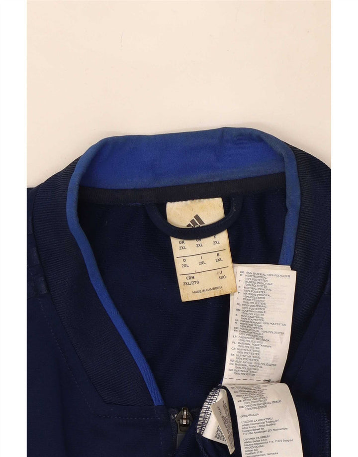 Adidas Træningsdragt til mænd Top jakke 2XL marineblå polyester