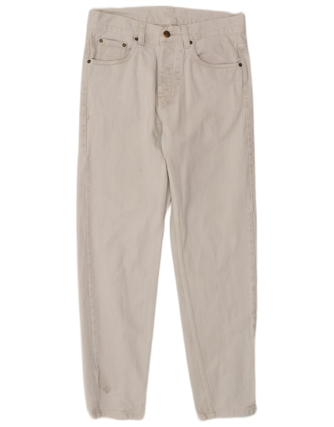 Carhartt Herre Slim Jeans W28 L28 Hvid Bomuld