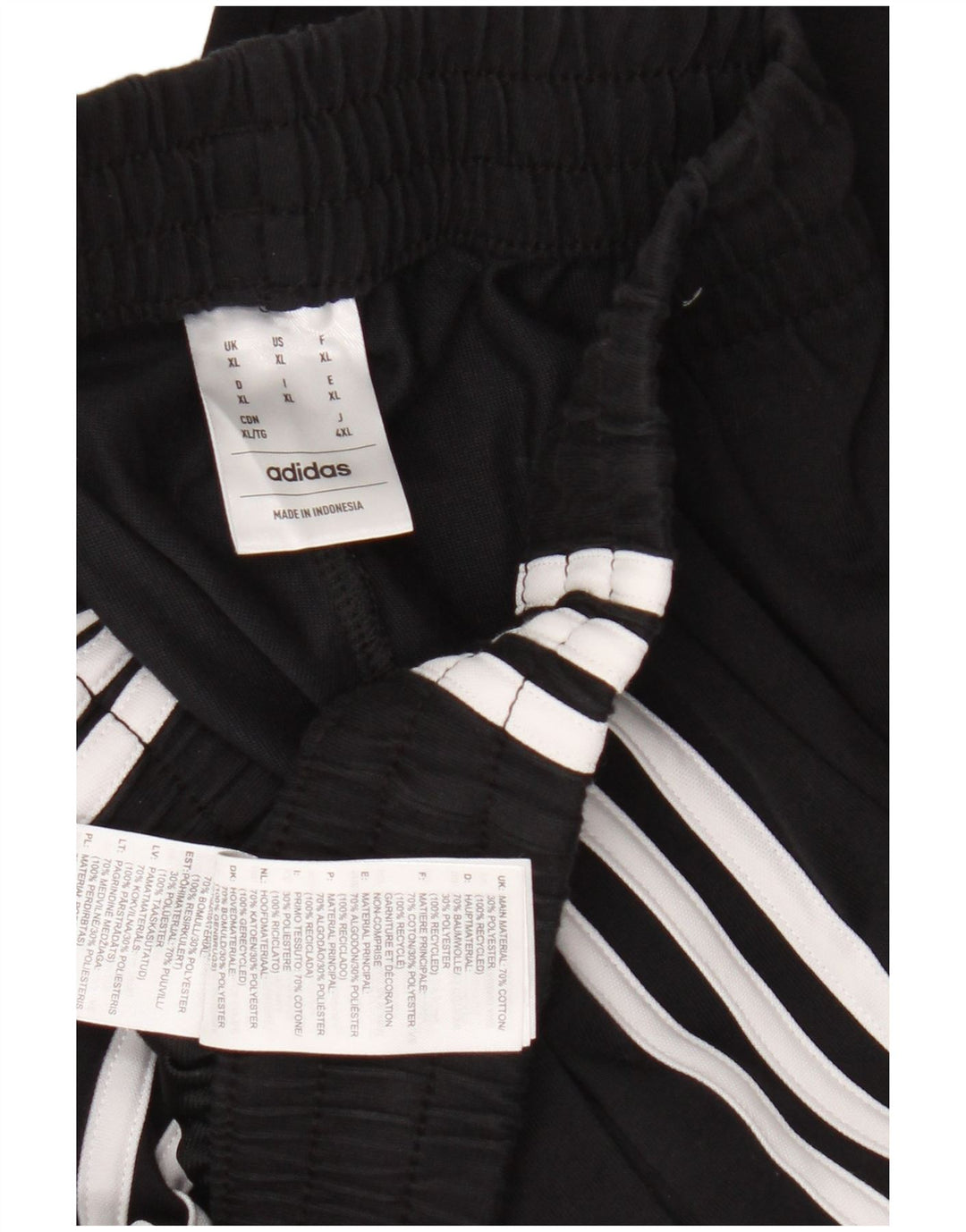 Adidas Træningsdragtsbukser til mænd XL sort bomuld