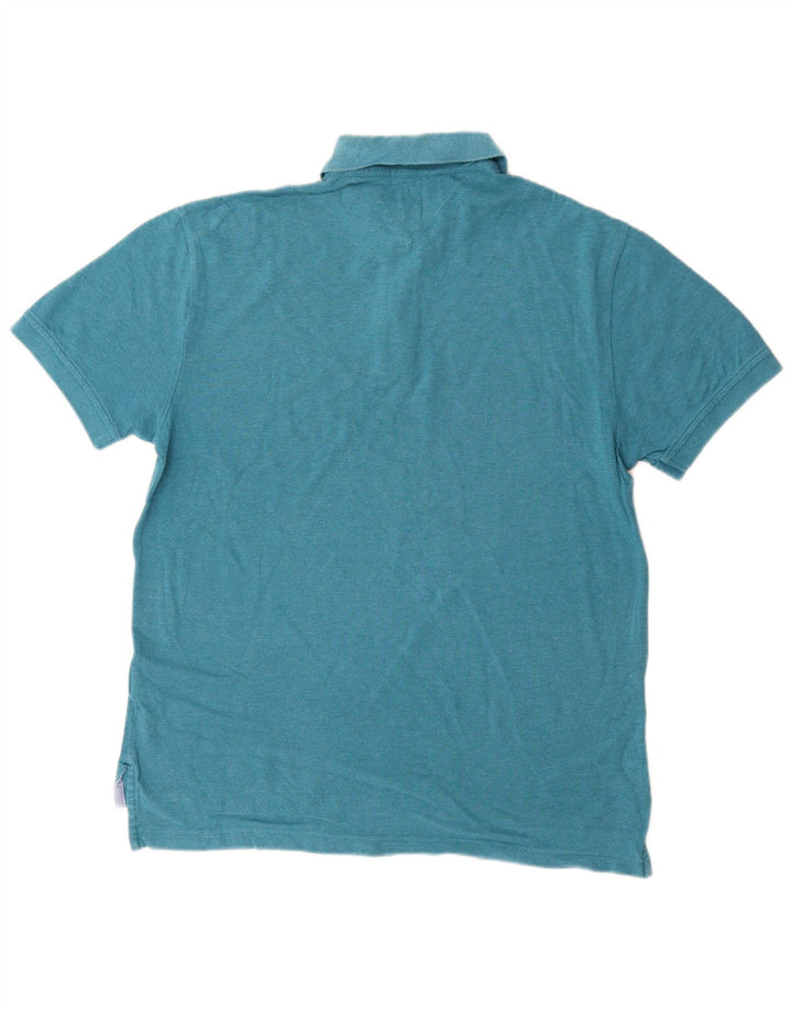 TOMMY HILFIGER Poloshirt til mænd Medium blå bomuld
