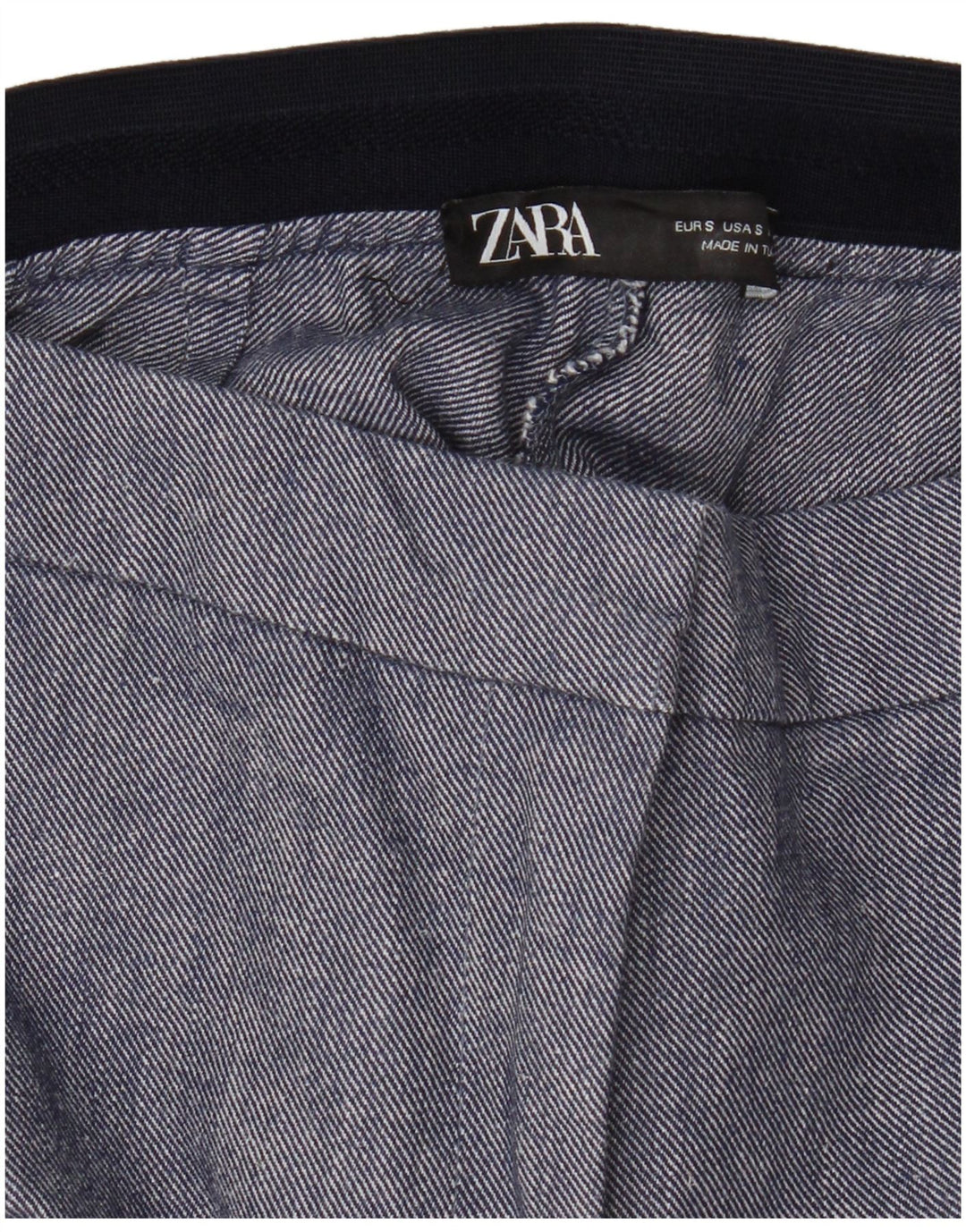 Zara Dame Slim Chino Bukser Små W26 L27 Blå