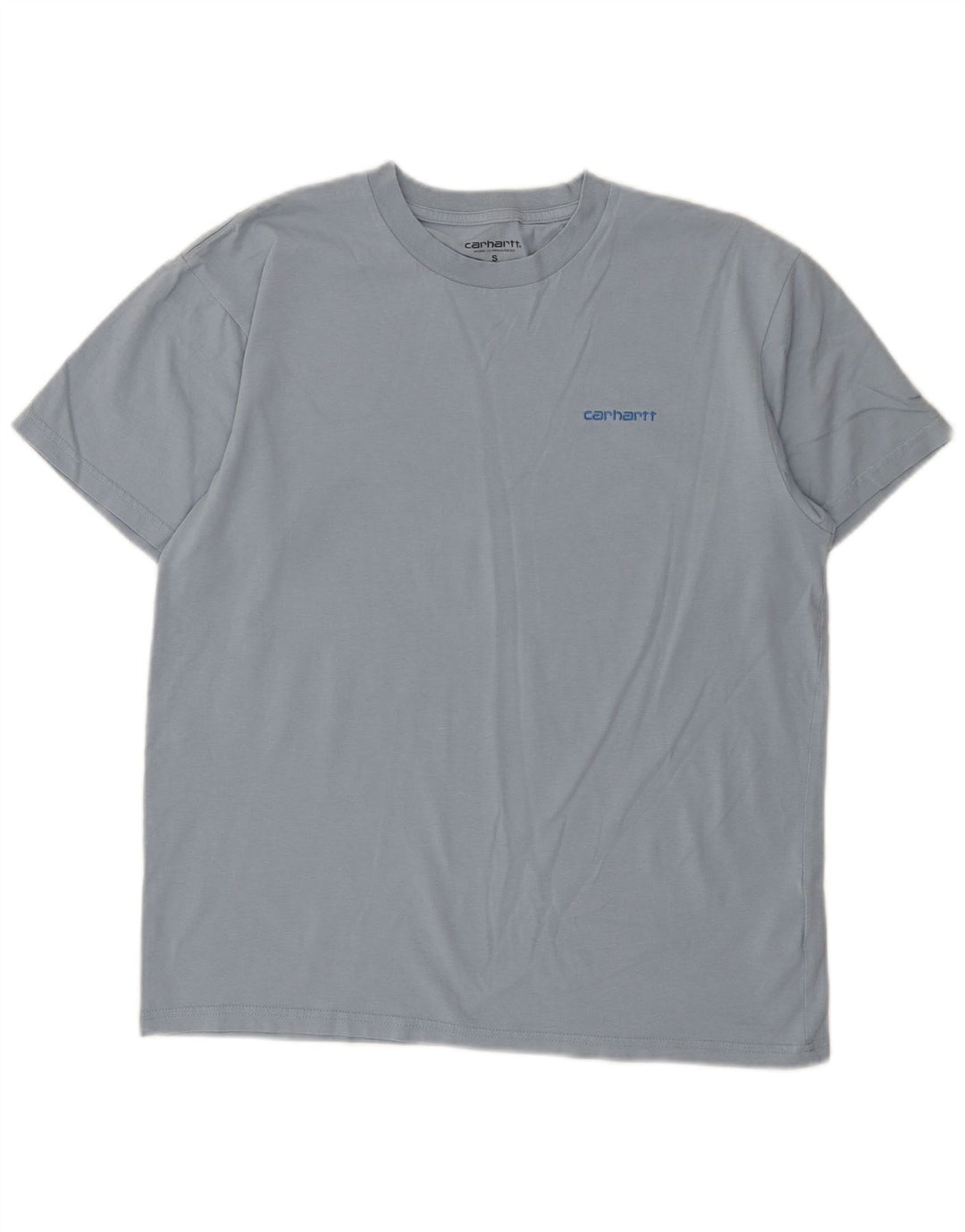 Carhartt Herre T-Shirt Top Lille Blå Bomuld