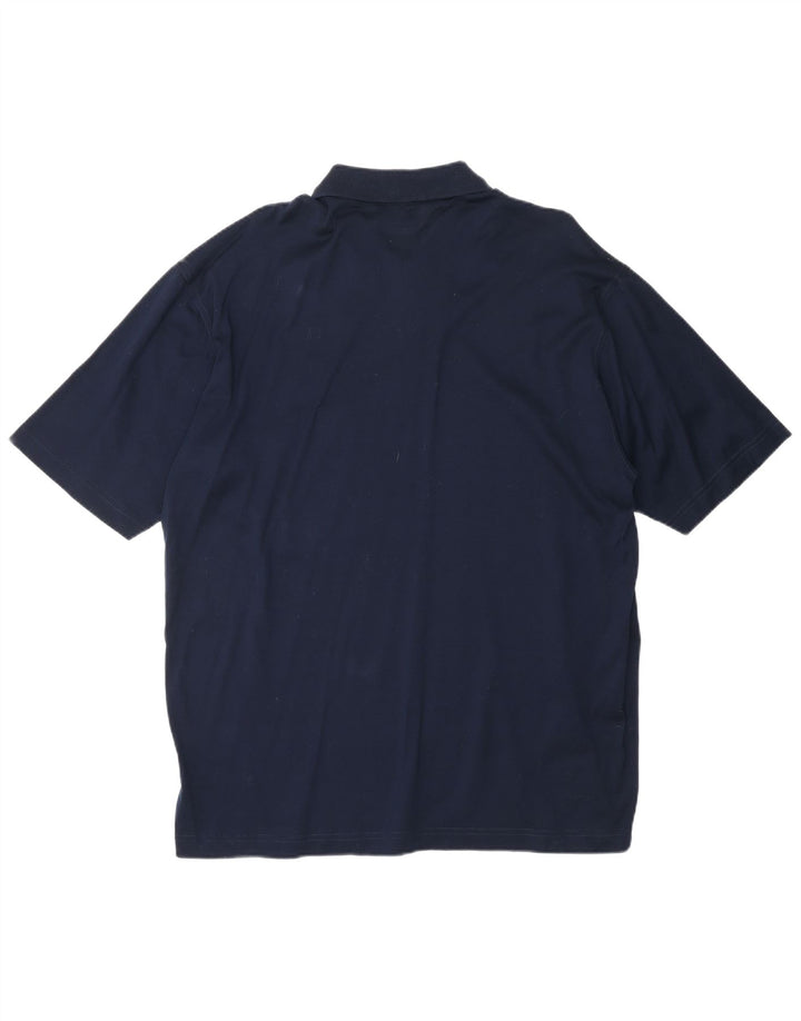 SEA & SKY Poloshirt til mænd Stor marineblå bomuld