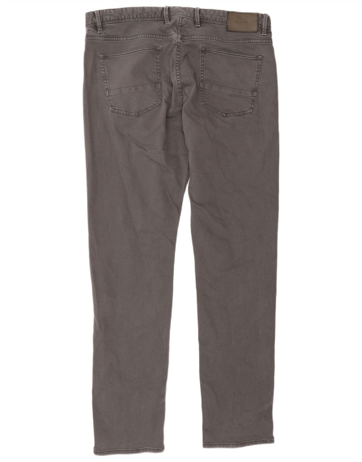 Massimo Dutti Herre Slim Jeans EU 46 XL W36 L32 Grå Bomuld