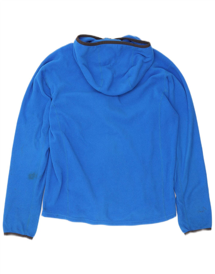Helly Hansen Dame Hættejakke i Fleece UK 14 Medium Blue Polyester