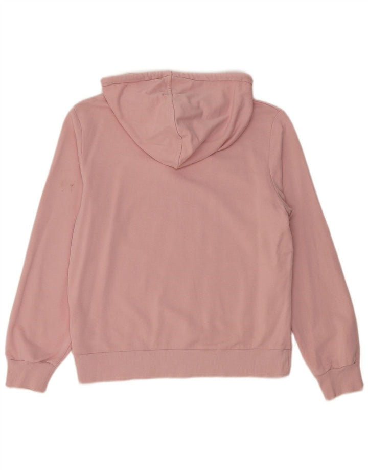 Marks & Spencer Dame Oversized hættetrøje Jumper UK 8 Small Pink Bomuld