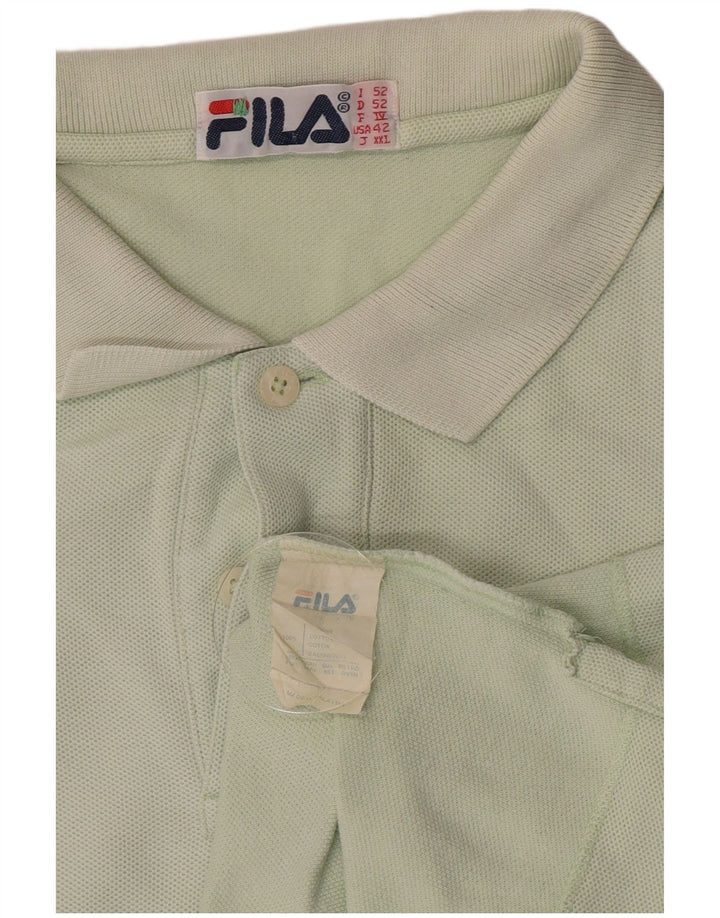 Fila Poloskjorte til mænd IT 52 Stor grøn bomuld