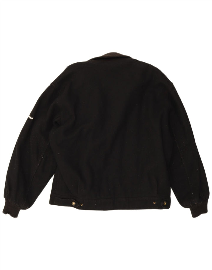 Ivy Oxford Herre Bomber Jacket UK 42 XL Sort Uld