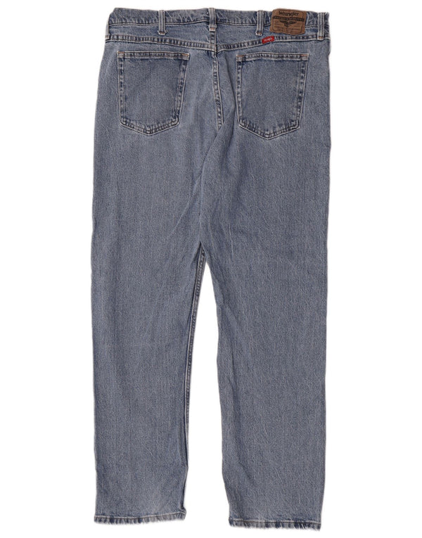 Wrangler Straight Jeans til mænd W38 L30 blå bomuld