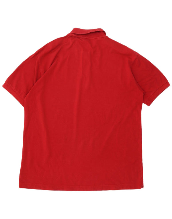 Kappa herre poloshirt 3XL rød bomuld