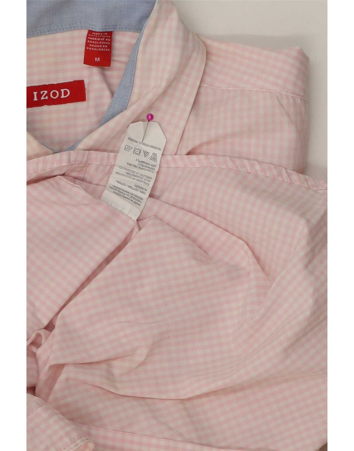 Izod Herreskjorte Medium Pink Gingham Bomuld