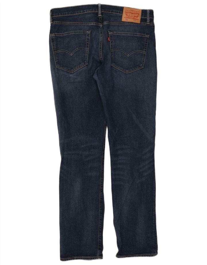 Levi's Herre 511 Slim Jeans W36 L32 Marineblå Bomuld