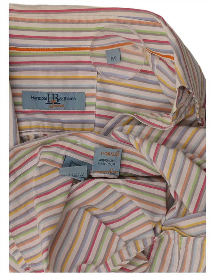 Harmont & Blaine Herreskjorte Medium Flerfarvet Stribet Bomuld