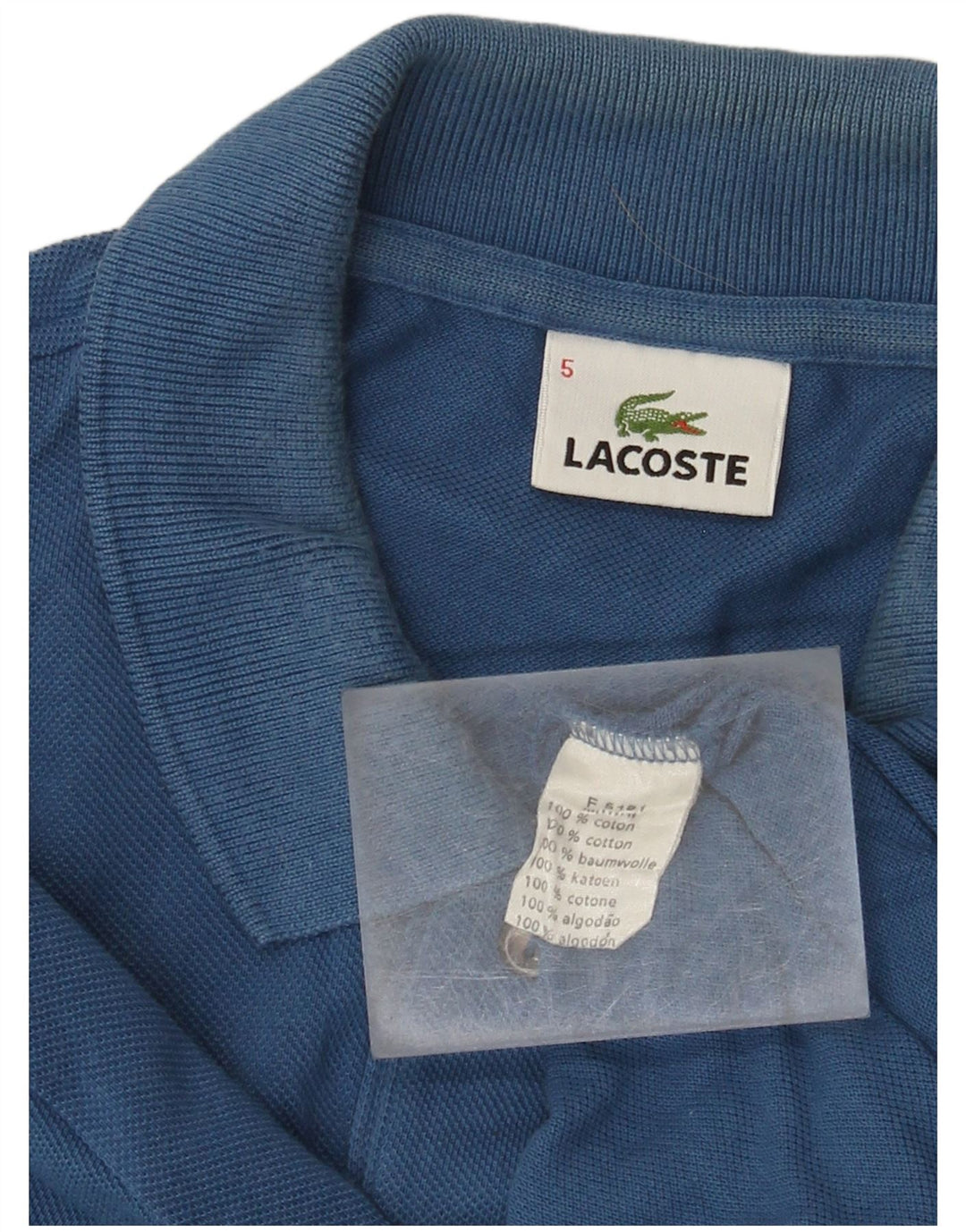Lacoste Herre poloskjorte str. 5 Large Blå Bomuld