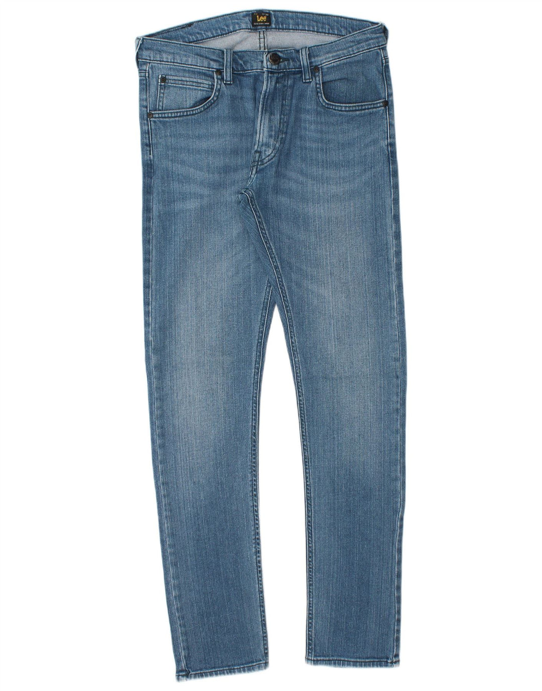 LEE Dame Luke Slim Jeans W30 L29 Blå Bomuld