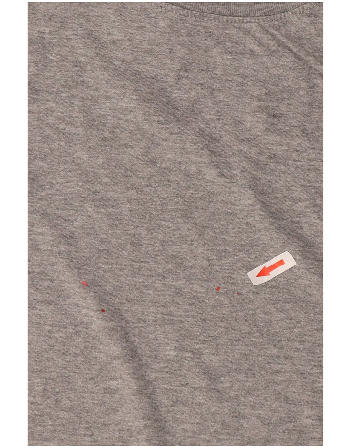 Jack & Jones Herre T-Shirt Top Stor Grå Flecked Bomuld