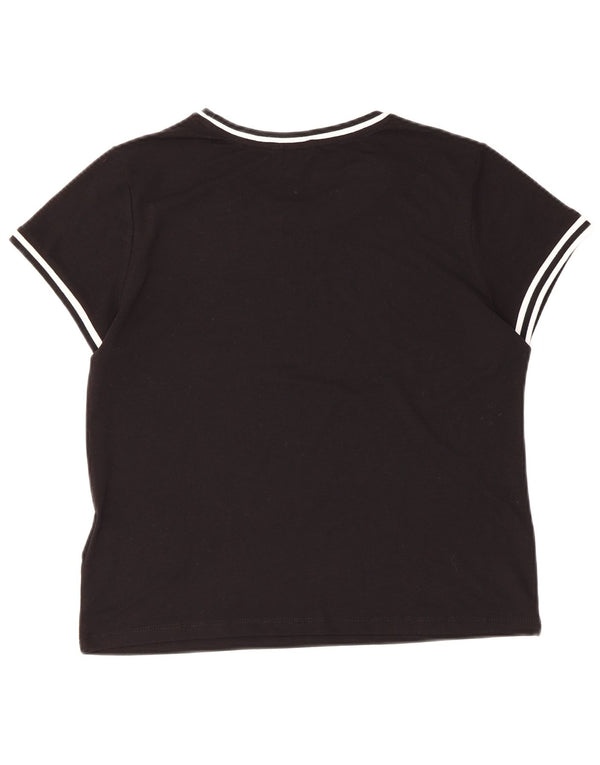 Guess Dame T-Shirt Top UK 14 Stor Sort Polyester