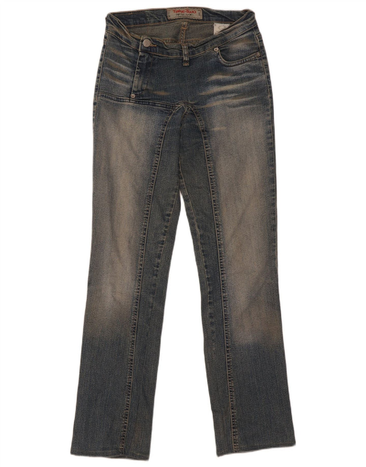 Take Two Dame Straight Jeans Størrelse 27 W27 L30 Blå Bomuld