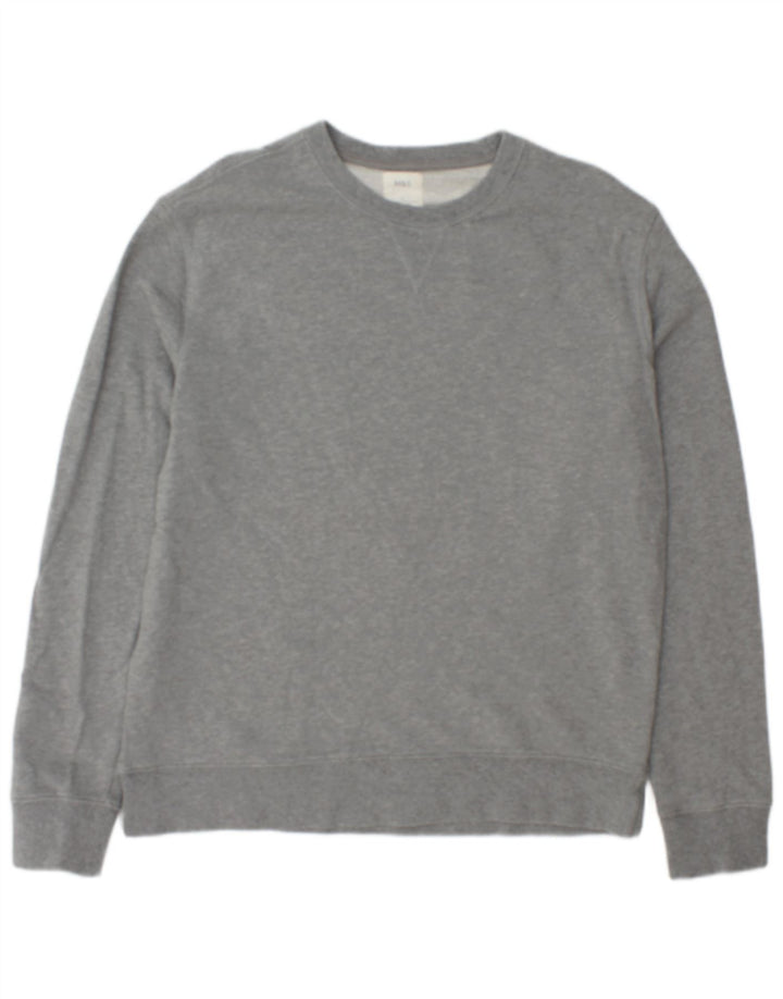 Marks & Spencer Sweatshirt til mænd, stor grå bomuld