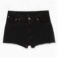 Levi's Womens 581 Distressed Denim Shorts Large W32 Black Bomuld